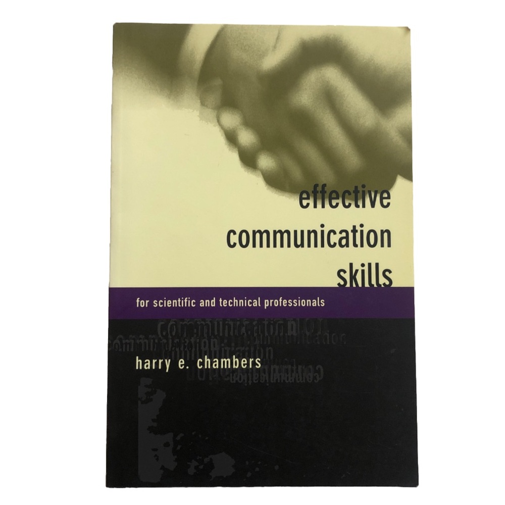 Effective Communication Skills for Scientific & Technical Professionals Chambers